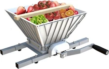 Fruit Apple Wine Crusher 7 L Manual Grinder- Stainless Steel Hopper-Nylon Teeth
