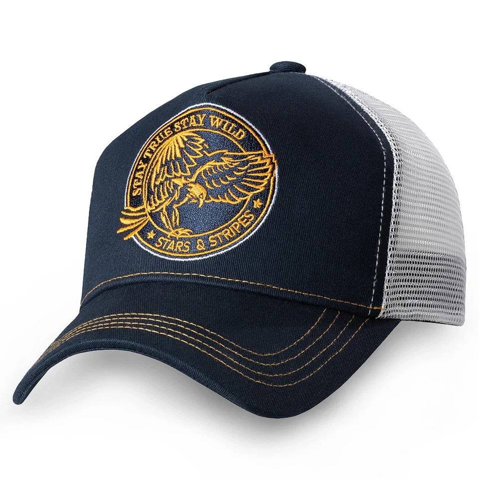 Stars & Stripes Basecap Truckercap Cap Western Verstellbar Bestickt »Stay Wild« - Bild 1 von 1