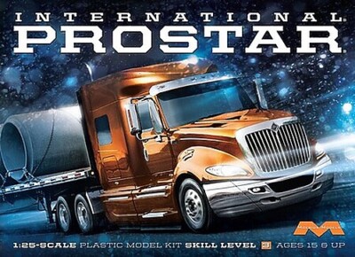 Moebius International ProStar - Plastic Model Truck Kit - 1/25 Scale - #1301