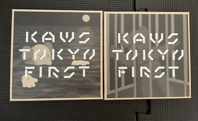 KAWS TOKYO FIRST KAWS Exhibition Limited Taschentücher Set BE@RBRICK
