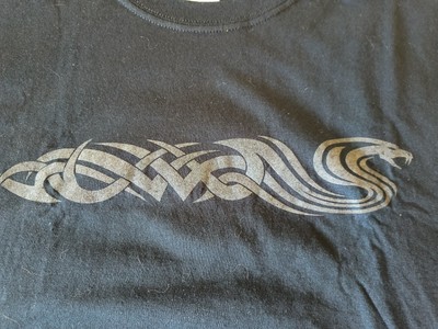 NHRA Full Throttle T-Shirt 2XL Drag Racing Snake Logo Black