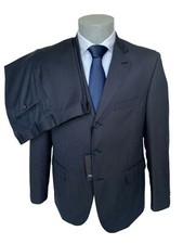 DRAGO'S Men's Dress, Size 50 DROP 6 Black Striped, 3 Button Jacket, 70 Discount.