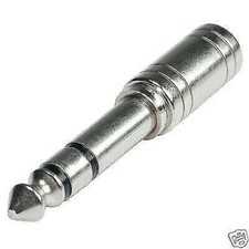 1/4" Jack to Mini Jack Adapter. 3.5mm Headphone Plug to Stereo 6.35mm adaptor