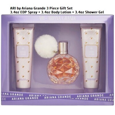 【新品】Ariana Grande フレグランスギフトセット (海外限定) ARI by Ariana Grande 3 Piece Gift Set - 3.4 oz Eau De Parfum Spray