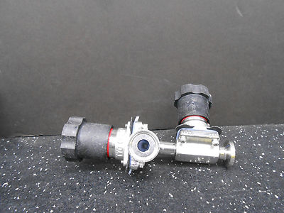 ITT PURE FLOW ½'' DIAPHRAGM VALVE W/ ½'' 45° BRANCH VALVE ½'' SANITARY TRI CLAMP