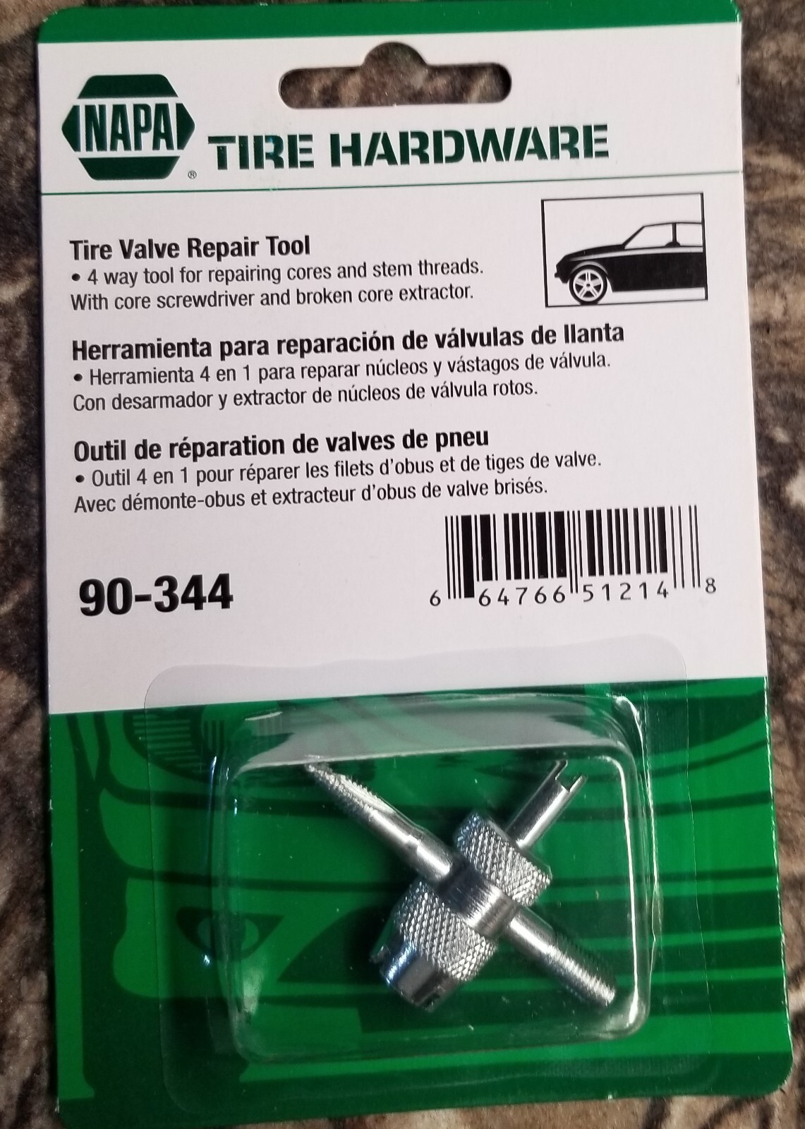 Tire Valve Core Extracting and Repair Tool NAPA 90344 for sale online