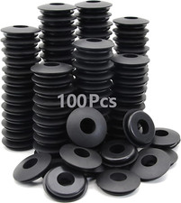100pcs Glad Hand Seals Rubber Truck Gladhand Seals Black Polyurethane Seal Washe