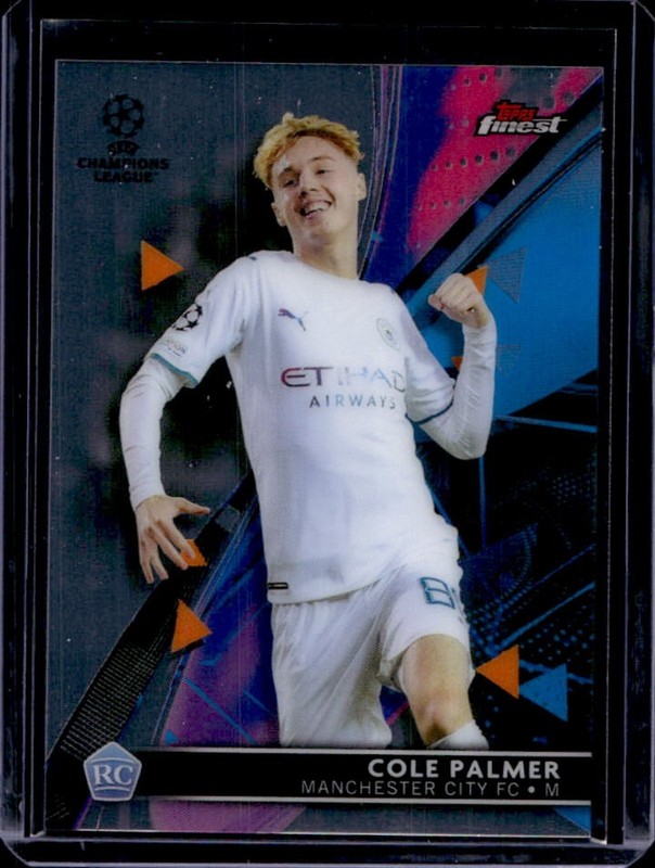 2021 Topps Finest UEFA Cole Palmer RC Rookie #97 Man City