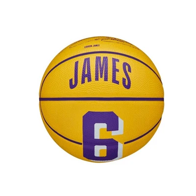 Los Angeles Lakers Mini Basketball NBA Lebron James 6 Wilson Ball - Neu