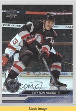 2023-24 Upper Deck Series 1 Silver Foil Peyton Krebs #19 READ 0qr0