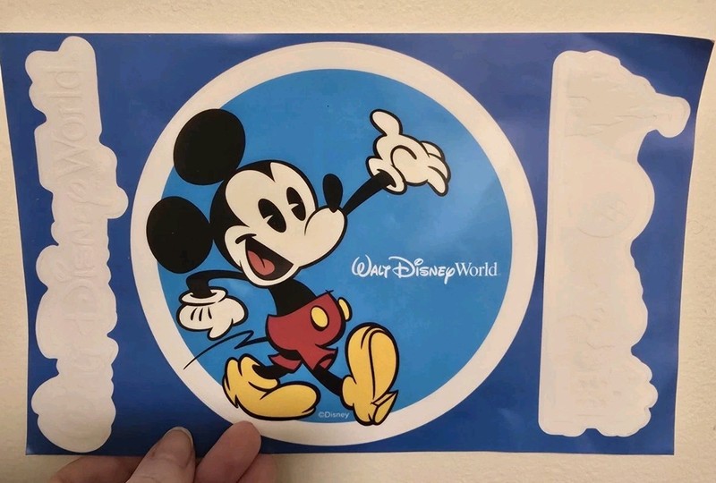 Mickey Mouse Decal Sticker Walt Disney World EPCOT Hollywood Magic Kingdom NEW