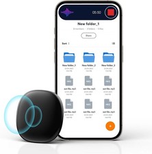 YKLG Voice Activated Recorder 64gb Mini Voice Recorder with Noise Reduction