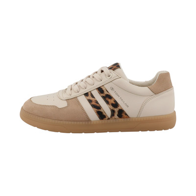 Tom Tailor  Damenschuhe sportlicher Schnürer Beige Freizeit