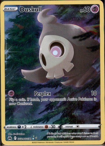 Duskull GG28/GG70 Holo Crown Zenith Galarian Gallery Pokemon NM