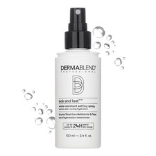 Dermablend Lock and Last Water-Resistant Setting Spray, Finishing Spray for M...