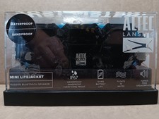 New Altec Lansing Mini LifeJacket 1 Rugged Bluetooth Speaker Blue IMW475-BLU