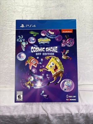 SpongeBob SquarePants The Cosmic Shake BFF Edition PS4 PlayStation 4 NEW Sealed