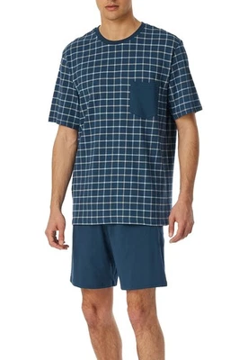 Schiesser Herren Shorty Pyjama Set kurz Schlafanzug 100% Baumwolle Gr. M - XXL - Bild 1 von 4