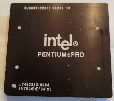 Pentium Pro Black Fiber - For Gold Recovery/CPU Collection, both numbers availab