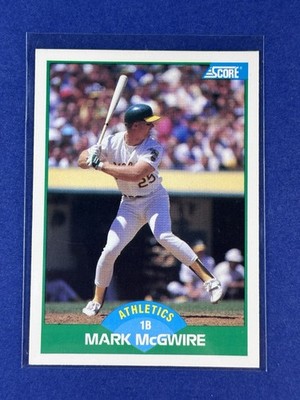 1989 Score ~ Mark McGwire ~ 3 ~ Athletics