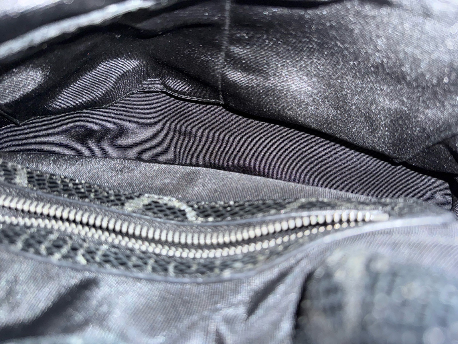 Lindsay Lohan 6126 Tempest Python Fold Over Clutc… - image 7