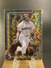 Cal Raleigh 19/75 2025 Topps Gilded Gold Wave #116 Mariners