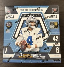 2025 Panini Mosaic Football Factory Sealed Mega Box IN HAND SHIPS NOW