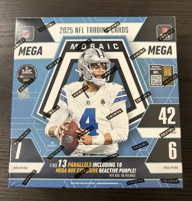 2025 Panini Mosaic Football Factory Sealed Mega Box IN HAND SHIPS NOW