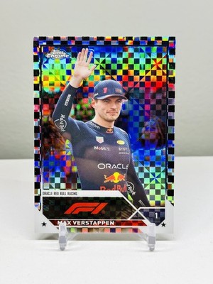Max Verstappen 2023 Topps Chrome Formula 1 - F1 Drivers #3 Checker Flag