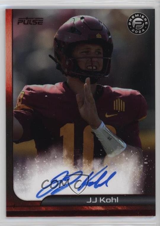 2024 Pulse Premiere Red 18/75 JJ Kohl #PF-JJK Auto 2zr