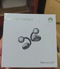 FreeClip 2 black Clip-on Open Earphone HD Call Touch Control Earbuds NEW