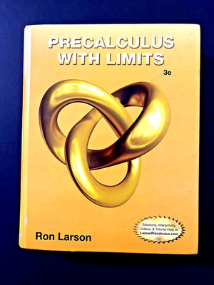 Precalculus with Limits - Hardcover By Larson, Ron - 3rd Edition