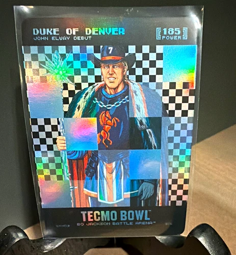 High Teku Bo Jackson Battle Arena Tecmo Bowl Duke of Denver #185 Holo Insert