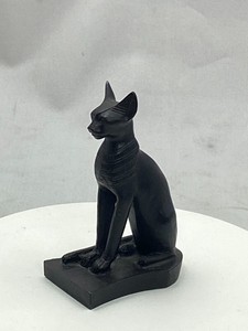 MMA Metropolitan Museum of Art Signed Bastet Cat Egyptian Goddess Statue 3”