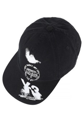 Yohji Yamamoto Y3 Grafik Logo Cap Schwarz KC3339 149400371