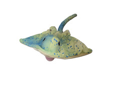 Blue Spotted Stingray Plush Ocean Animal 17 Inch