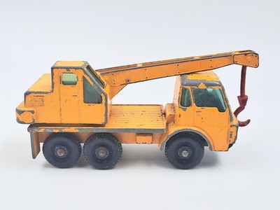 Matchbox Dodge Crane Truck Series No 63 gelb gebrauchter Zustand Made in England