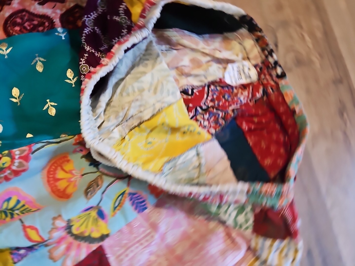 Patchwork Baggy Boho Harem  Pants One Size By Mar… - image 6