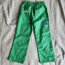 Vintage Sesame Street JC Penney Cookie Monster Pants Green Size 4 Kids Youth