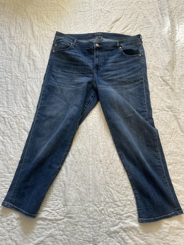 Liverpool Los Angeles Marley Girlfriend Size 20 W Blue Jeans Stretch Denim