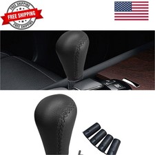 5 Speed Shifter Knobs Manual Transmission Shift Knob Handle Leather Gear St...