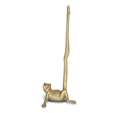  Gold Paper Towel Holder, Metal Toilet or Kitchen Paper Holder for Gold Frog