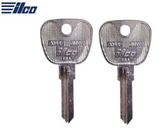 Set Of 2 X144 - Bmw3 Metall Key Blank For Bmw 3 5 6 7 1984 - 1990