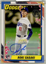 2025 Topps Update Series Japan Edition Roki Sasaki Autograph 17/25