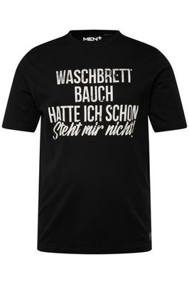 Men Plus Herren große Größen T Shirt Halbarm Waschbrettbauch 835644