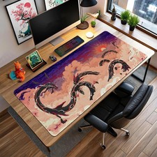 Rayquaza Sky Serpent Pokemon Mouse Pad Epic Gaming Desk Mat Dragon-Type Gift