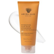 Hydrating Aloe Sunscreen SPF 30  Water-Resistant, Non-Greasy, 6 oz