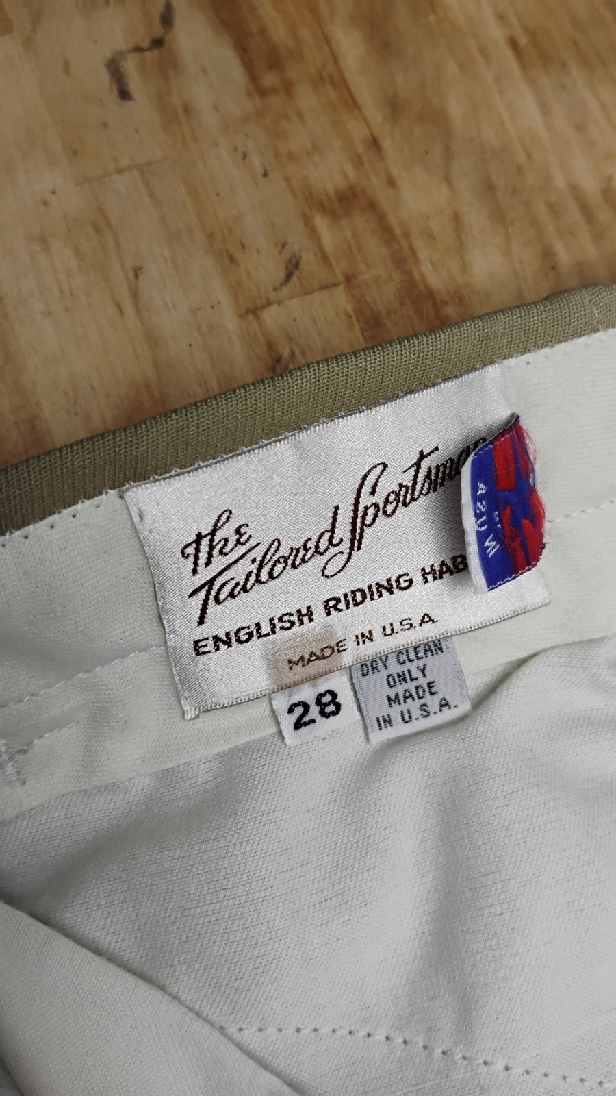 The Tailored Sportsman Women’s Olive Green Riding Pants Horse Breeches Size 28 