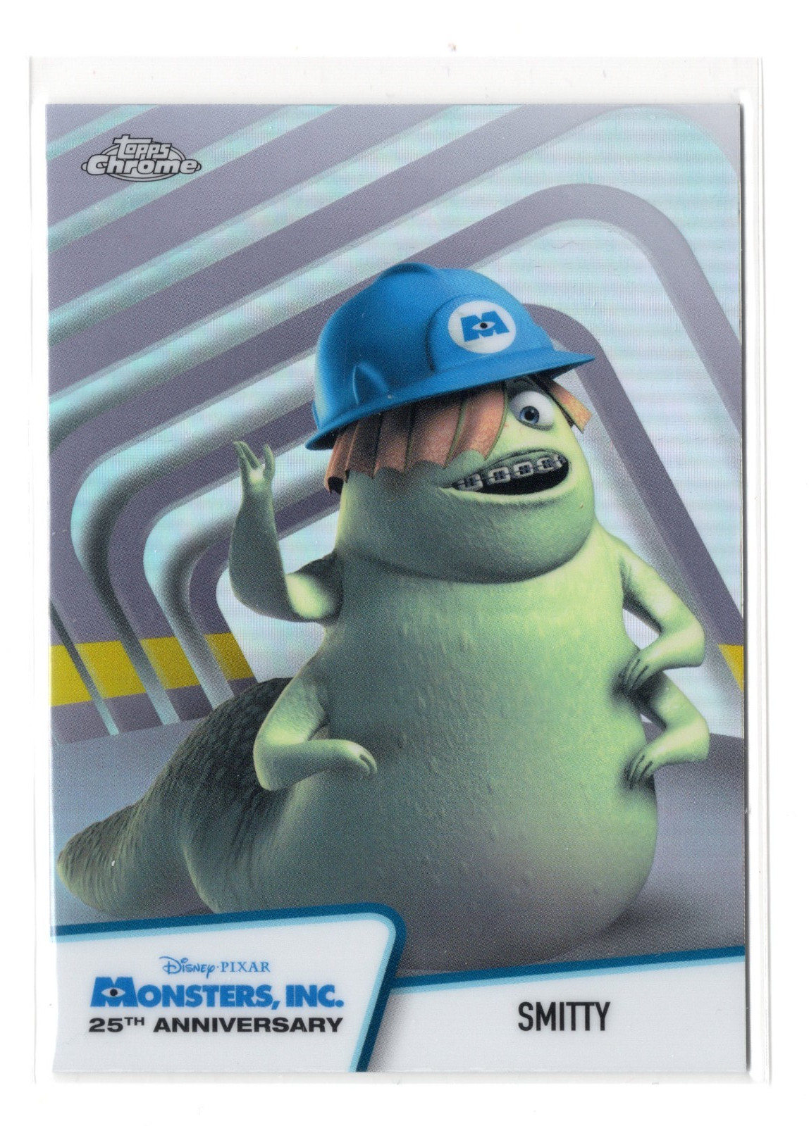 2026 Topps Chrome Disney Smitty # MI-8 Refractor Monsters Inc