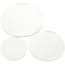 3 Pcs Reflective Display Board Reflection Mirror Decor Photography Prop
